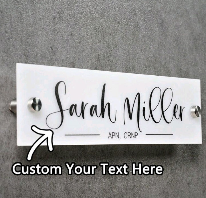 Customized Acrylic Doorplate